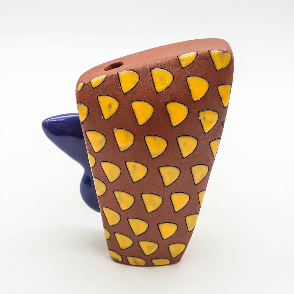 Vase - Yellow and Blue