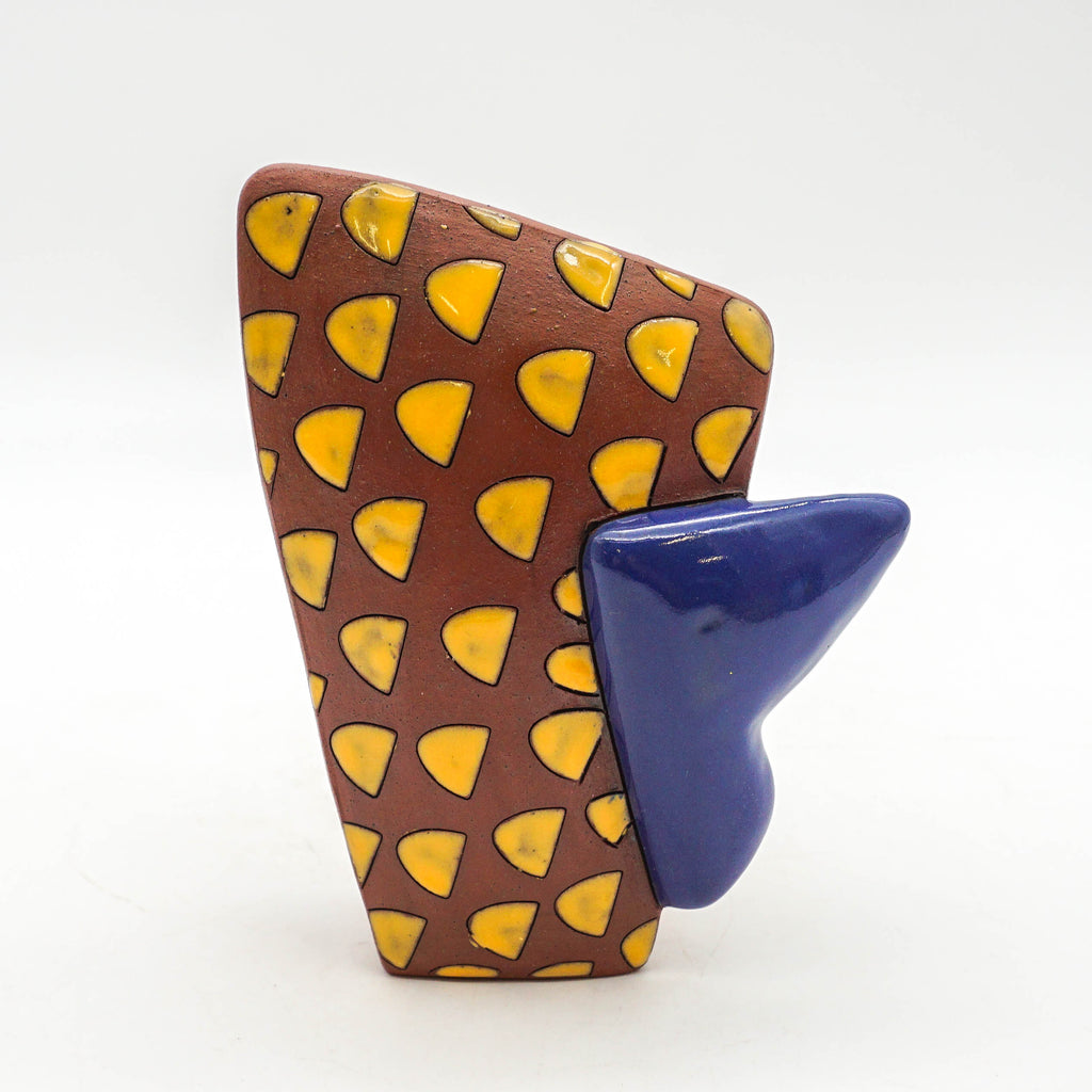 Vase - Yellow and Blue