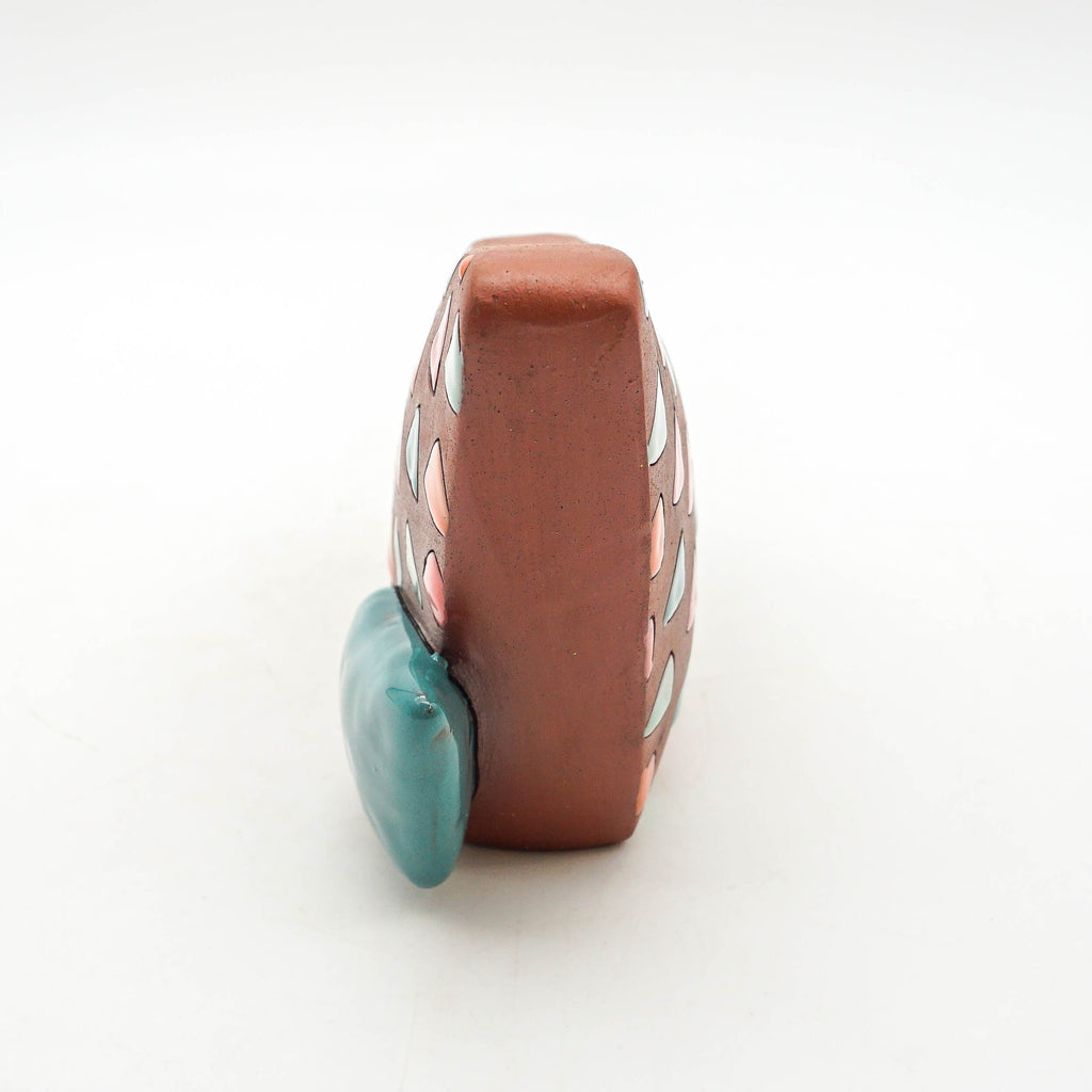 Vase - Blue, Orange, and Pink