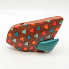 Vase - Blue, Orange, and Pink