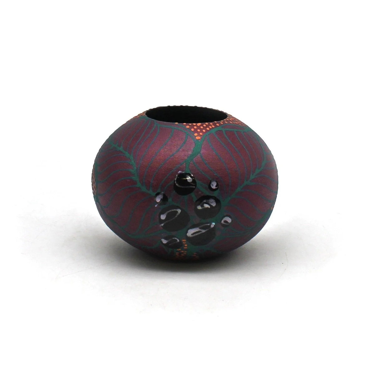Magenta Round Vase