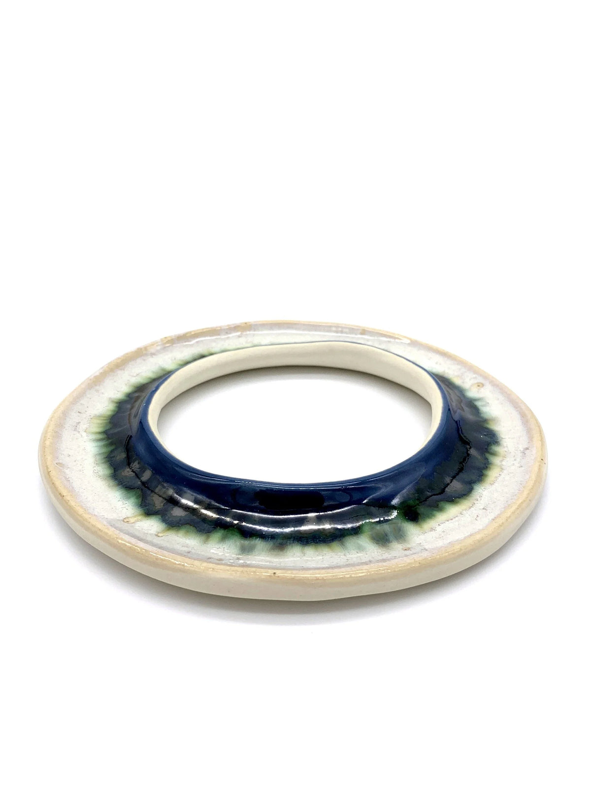 Striped Donut Dish