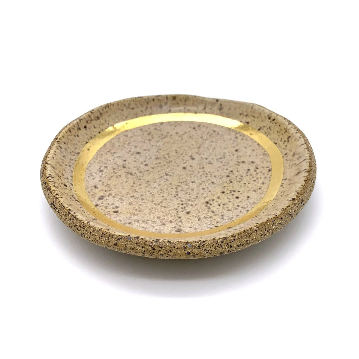 Small Speckled Tan Plate