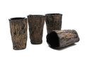 Tree Bark Tumblers - Set of 4