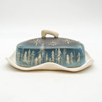 Winter Night Butter Dish