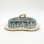Winter Night Butter Dish