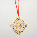 Gold Snowflake Ornament