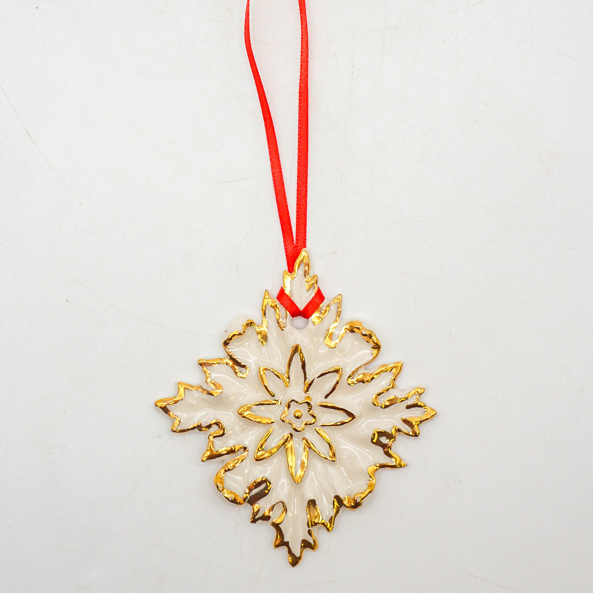 Gold Snowflake Ornament