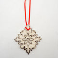 Silver Snowflake Ornament