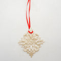 Mother Of Pearl Snowflake Ornament