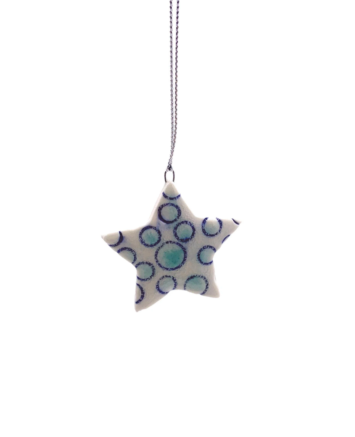 Polka Dot Star Ornament