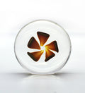 Gold Iris Floral Disk