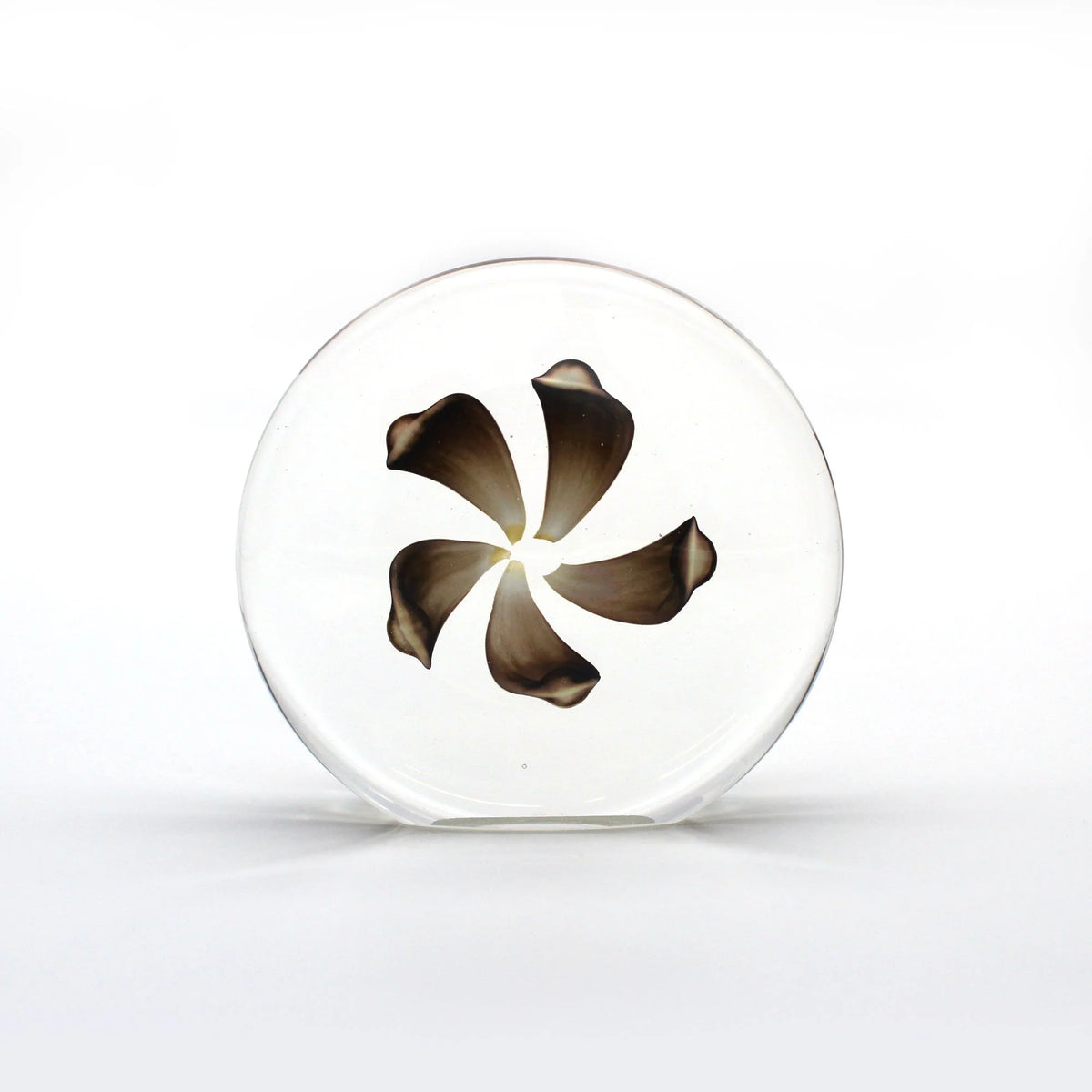 Gold Brown Floral Disk