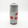 Vase - Grey Poppies