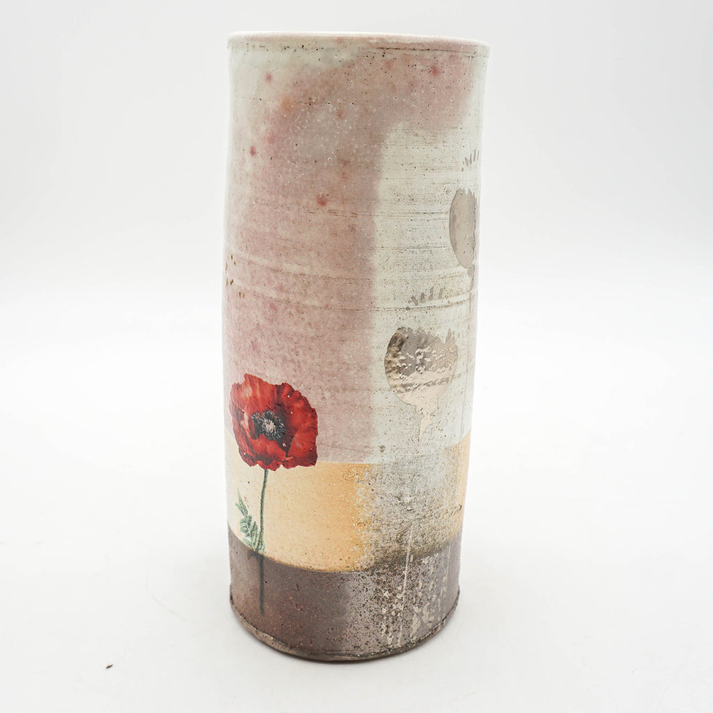 Vase - Brown Poppies