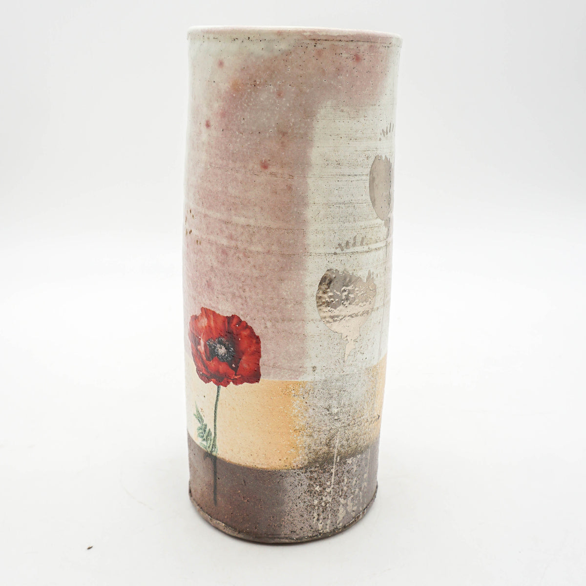 Vase - Brown Poppies