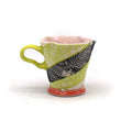Chartreuse Floral Twist Mug