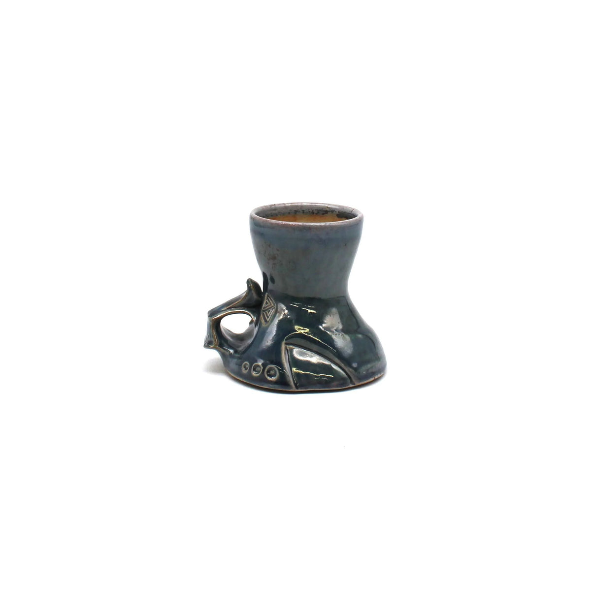Sapphire Blue Zig Zag Mug