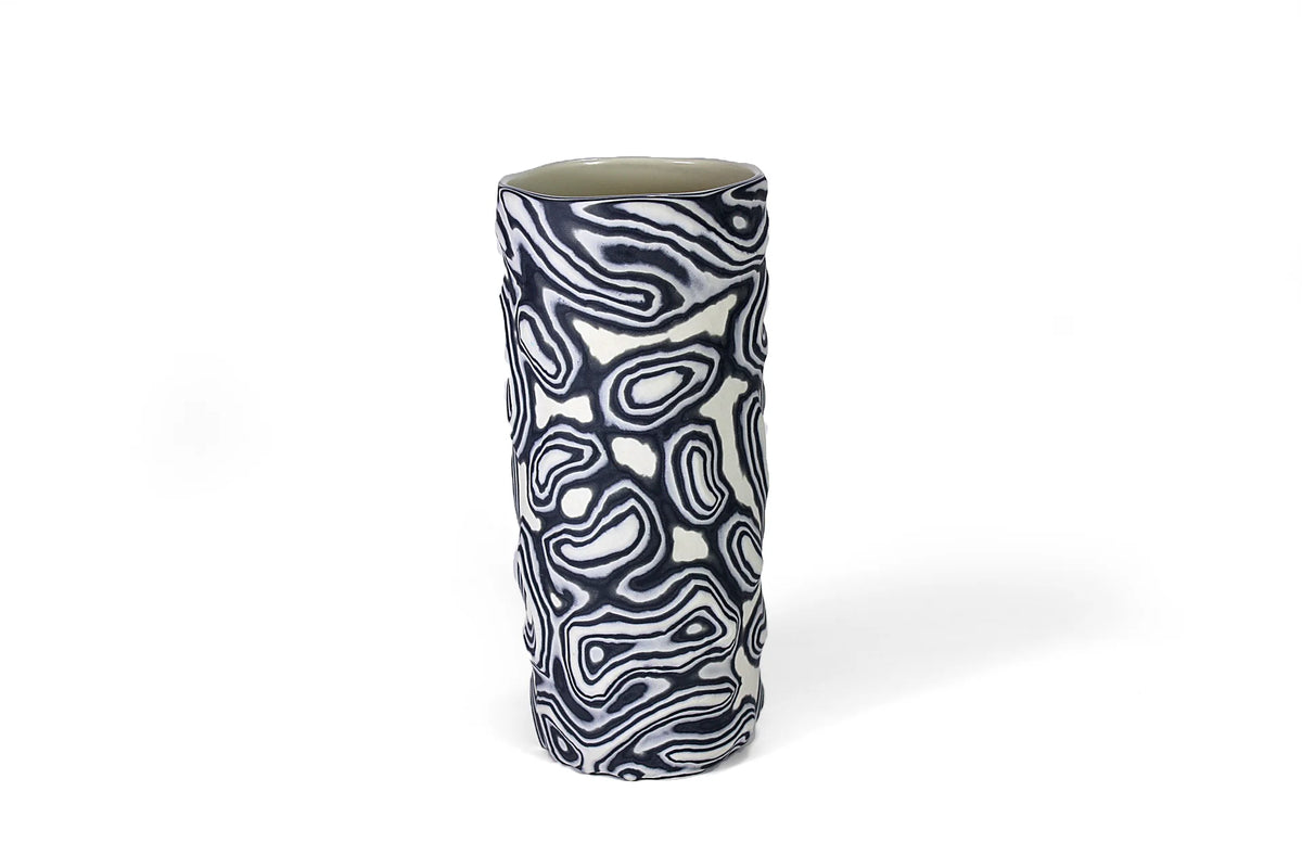 Topography Column Vase