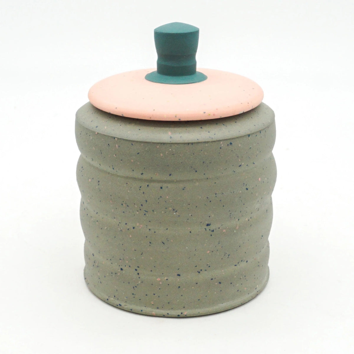 Grey Confetti Jar