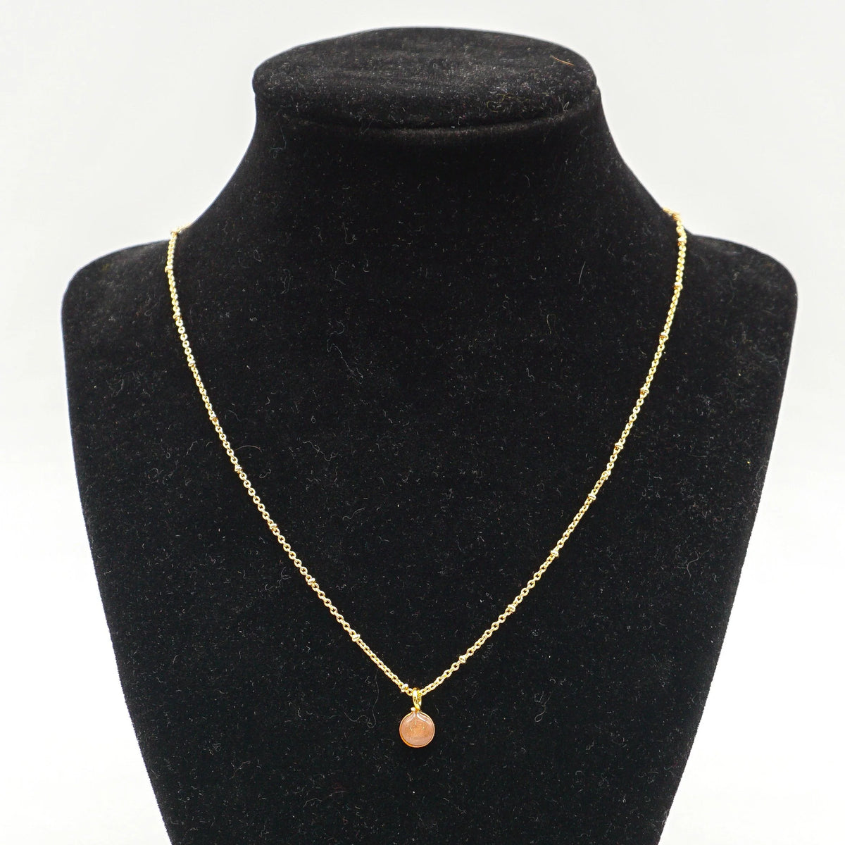 Circle Necklace - Pink
