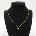 Circle Necklace - White