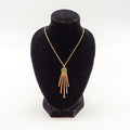 Fridged Necklace - Green