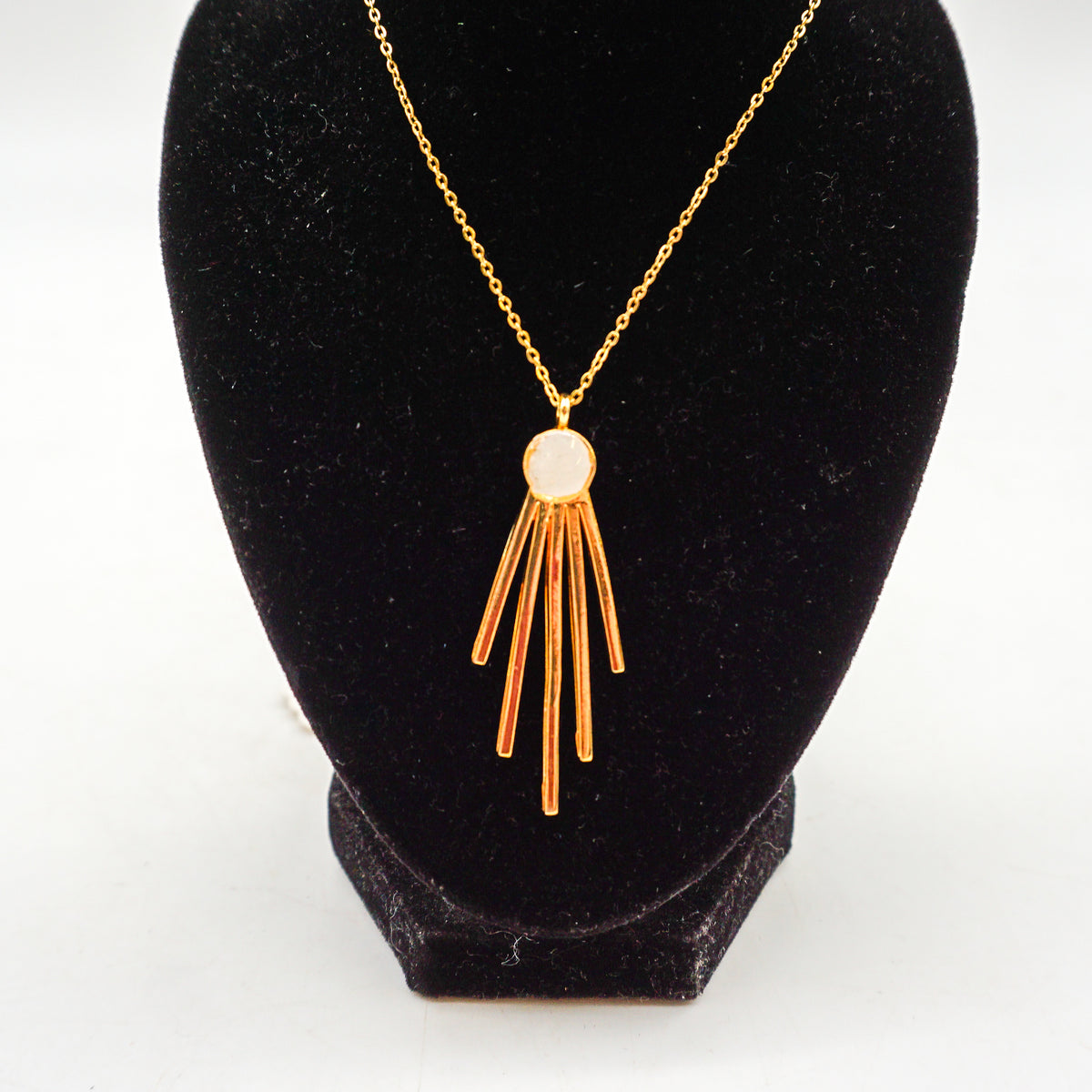 Fridged Necklace - Natural