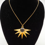 Sun Raze Necklace - Grey