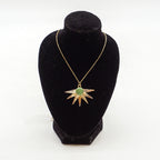 Sun Raze Necklace - Green