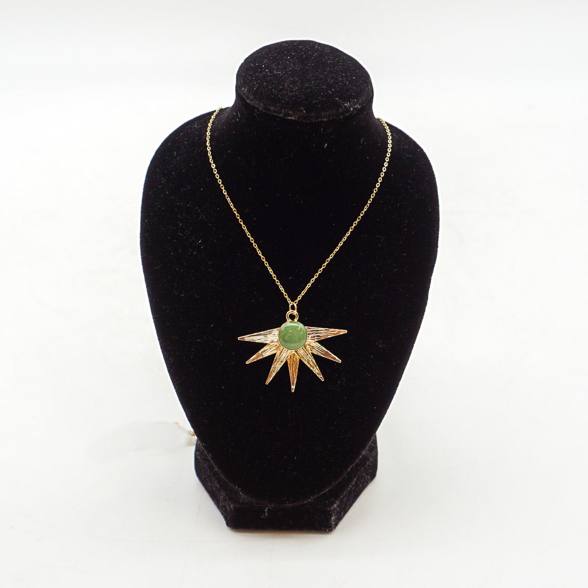 Sun Raze Necklace - Green