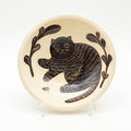 Sgraffito Cat Bowl