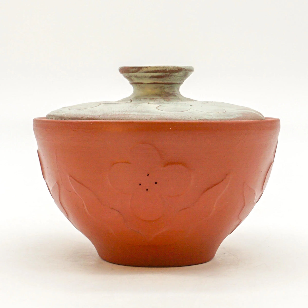 Blooms and Patina Lidded Jar