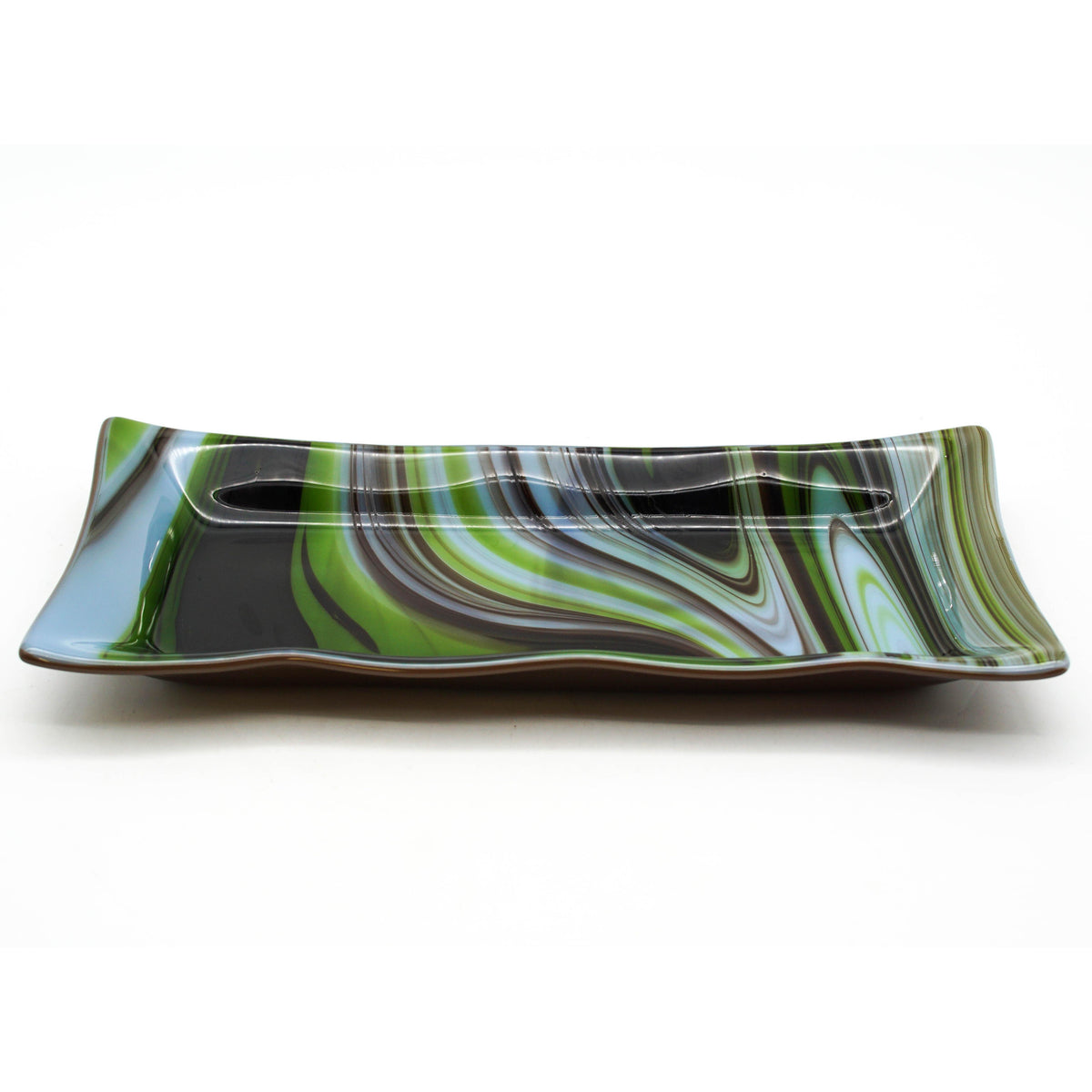 Large Platter - Dubai Chocolate Swirls