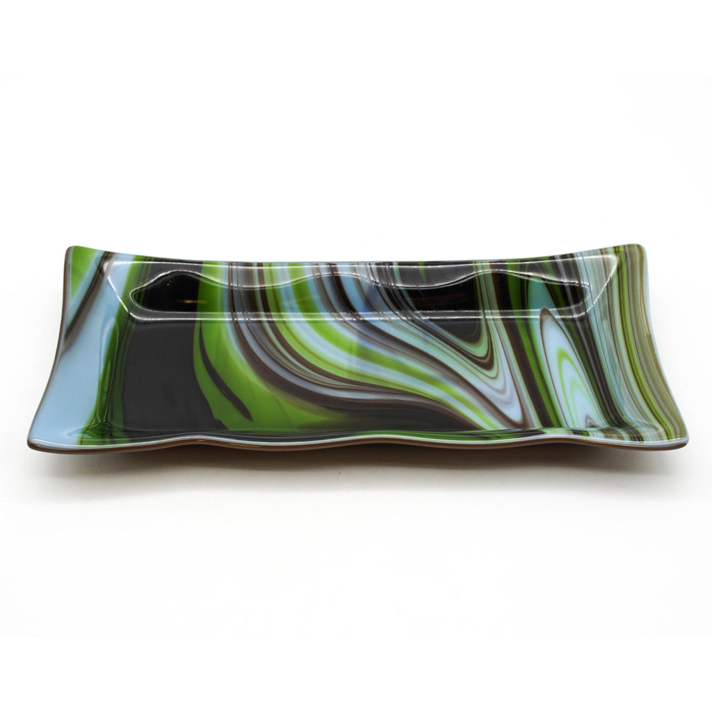Large Platter - Dubai Chocolate Swirls