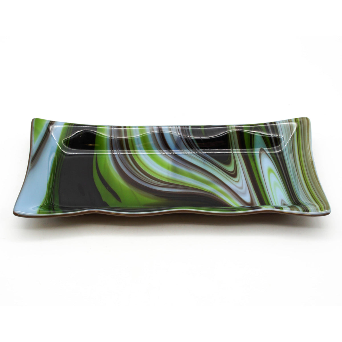 Large Platter - Dubai Chocolate Swirls