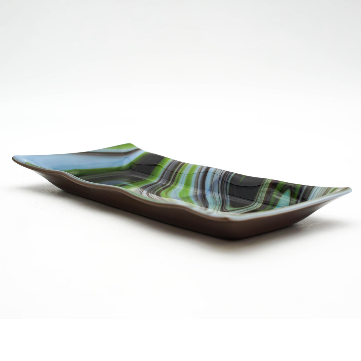 Large Platter - Dubai Chocolate Swirls