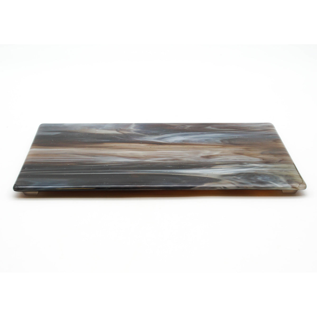 Large Charcuterie Board - Brown, Grey, White Swirls