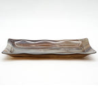 Large Platter - Brown, Grey, White Swirls