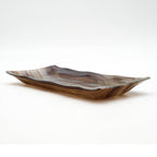 Large Platter - Brown, Grey, White Swirls