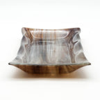 Large Platter - Brown, Grey, White Swirls