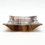 Large Platter - Brown, Grey, White Swirls