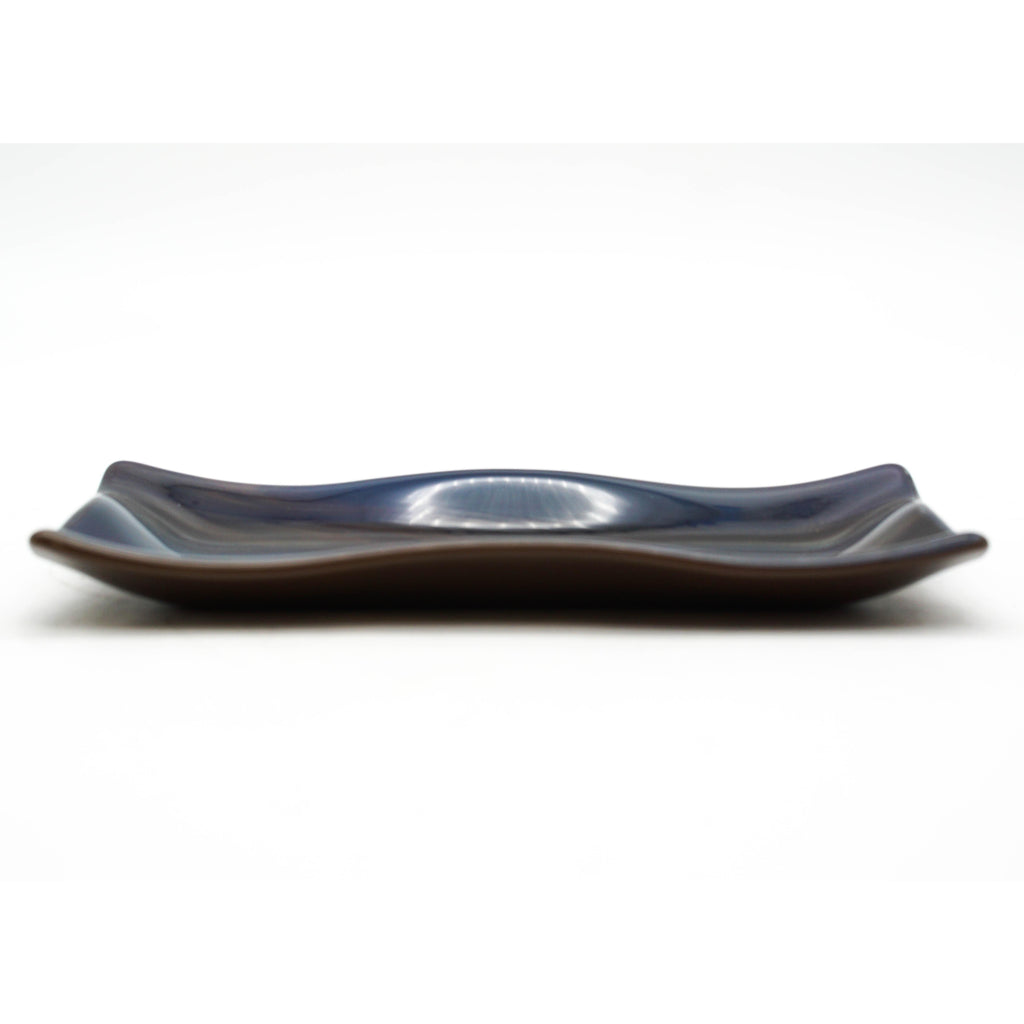 Small Platter - Brown, Grey, White Swirls