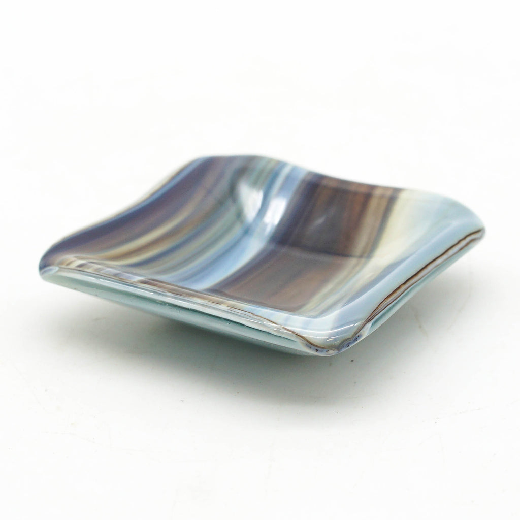 Small Dish - Brown, Grey, White Swirls