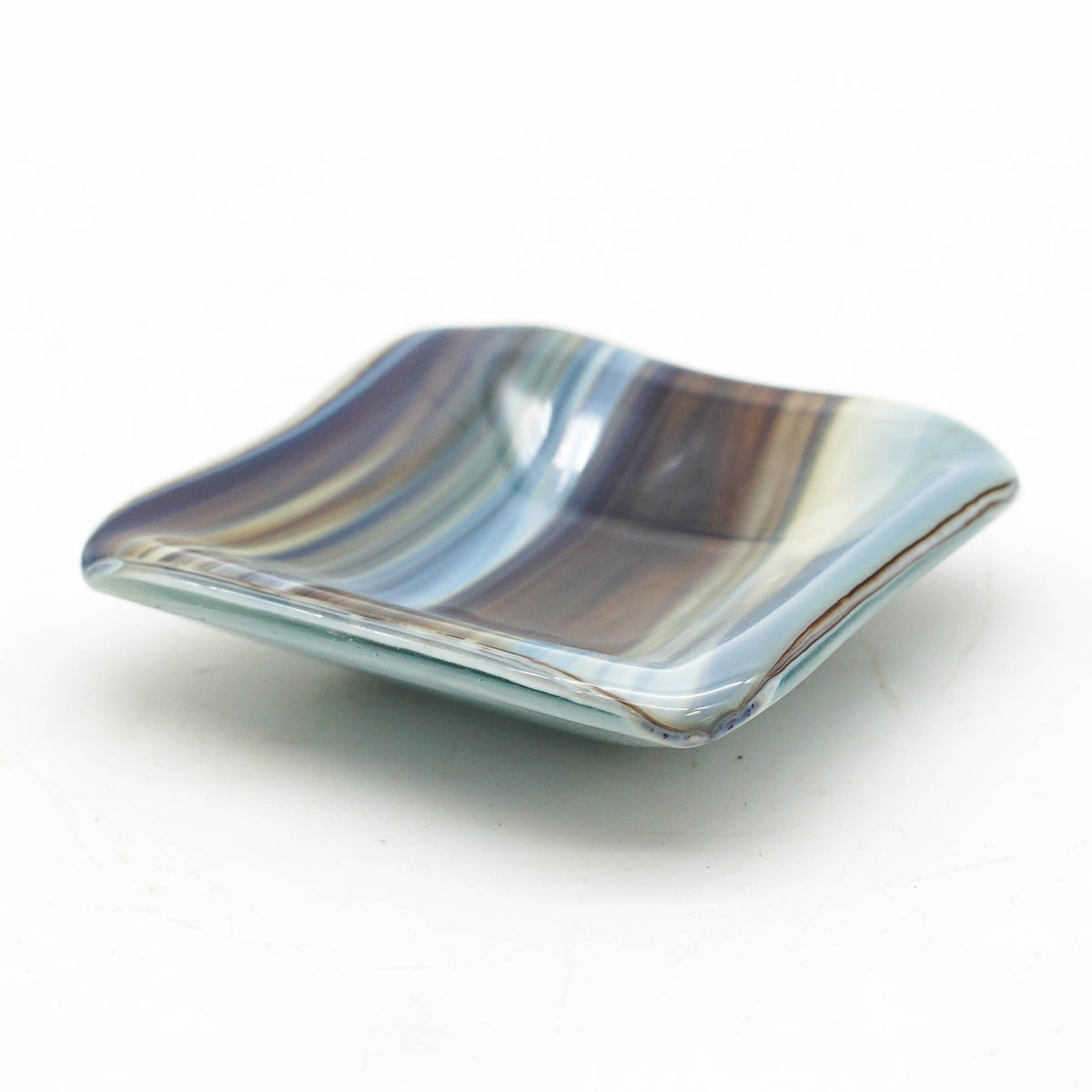 Small Dish - Brown, Grey, White Swirls