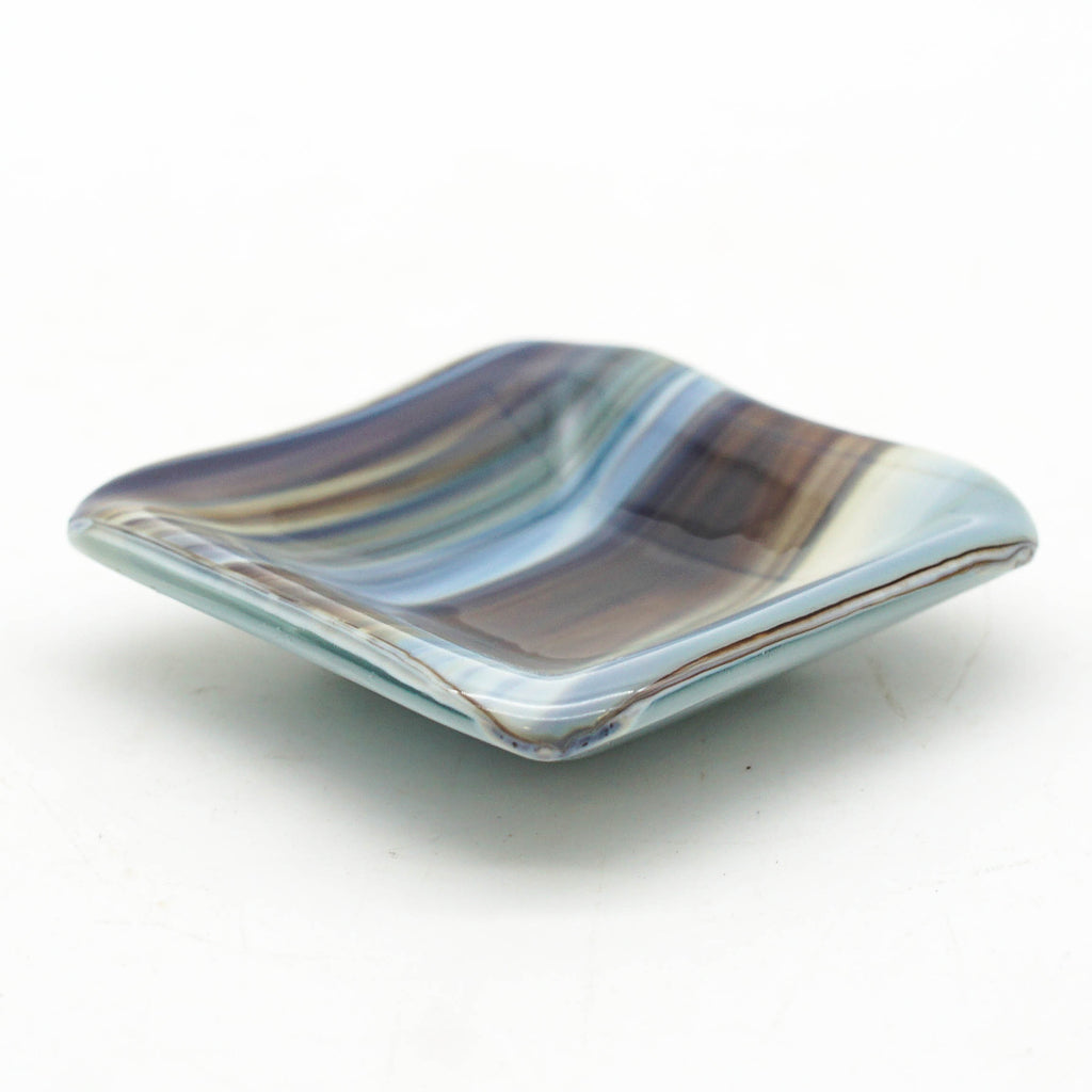 Small Dish - Brown, Grey, White Swirls