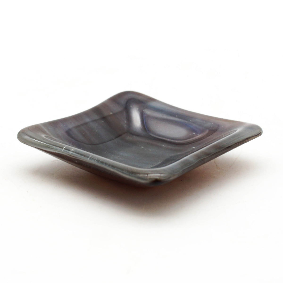 Small Dish - Brown, Grey, White Swirls 2