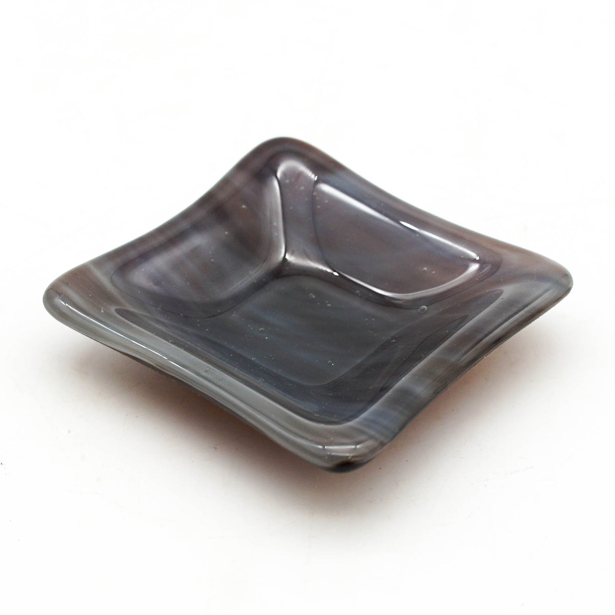 Small Dish - Brown, Grey, White Swirls 2