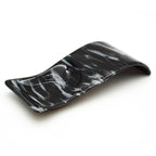 Large Spoon Rest - Black and White Swirls
