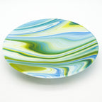 Bowl - Clover, Blue and White Swirl